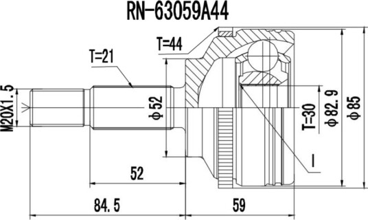 PROCARO 77-RE-920 Drivledd