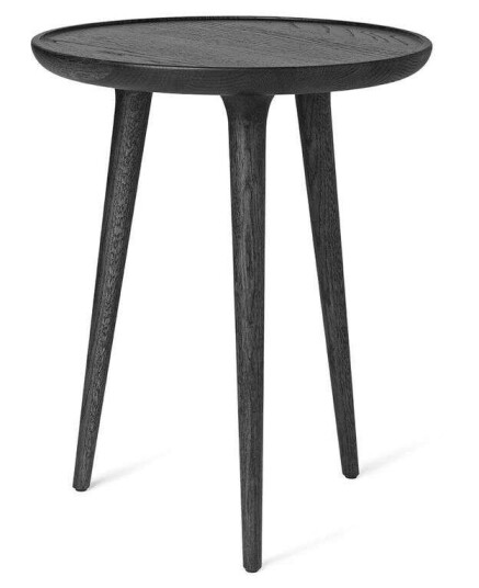 Mater - Accent Side Table Black Stained Oak Medium Ø45 Mater - Accent Side Table Black Stained Oak Medium Ø45