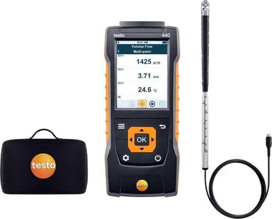 Testo Vingehjulmålesett 440 Ø 16 mm, Med Vingehjulgiver Og Veske