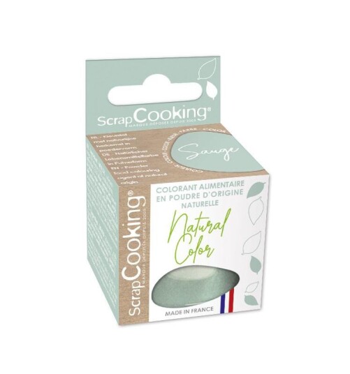 Scrapcooking Naturlig Pulverfarge Sage 10g Scrapcooking Naturlig Pulverfarge Sage 10g