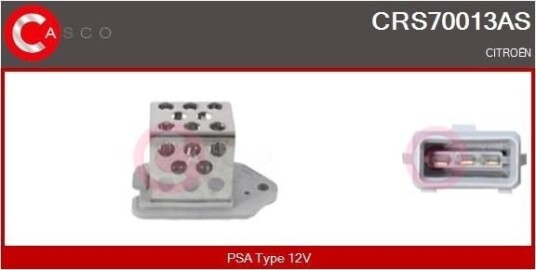 Formotstand kjølevifte for el motor CASCO CRS70013AS
