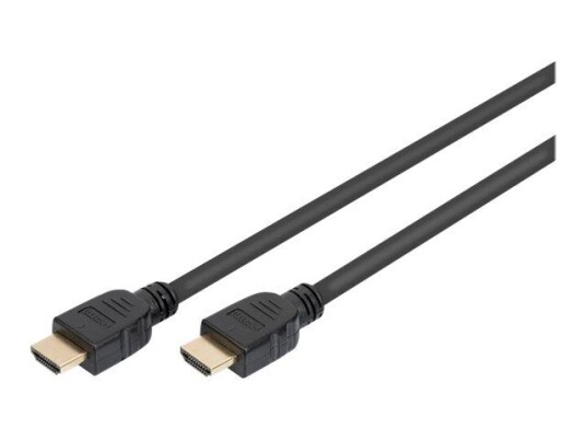 Digitus HDMI-kabel 1 m med Ethernet og 4K-støtte - Svart Digitus HDMI-kabel 1 m med Ethernet og 4K-støtte - Svart