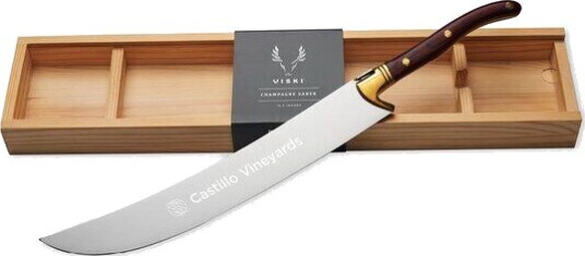 Viski Champagne sabel 45,7 cm rustfritt stål/tre