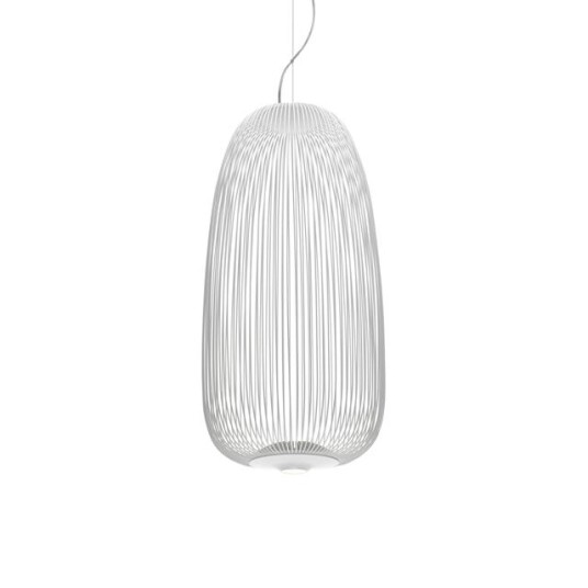 Foscarini Spokes 1 Taklampe med LED Hvit