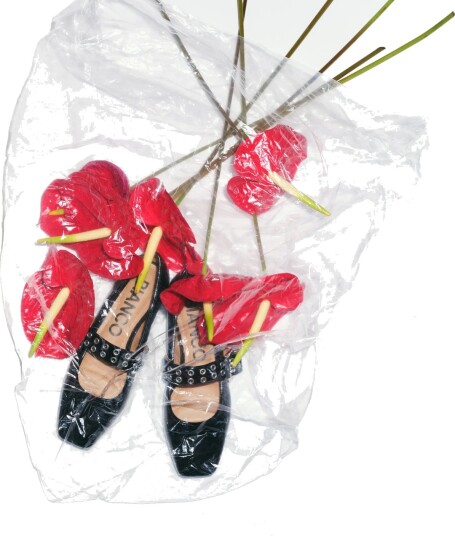 Bianco Biarose Karré Mary Jane Flat Faux Leather Black 42