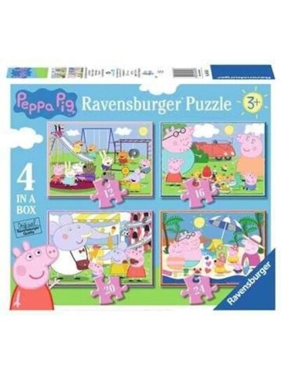 Ravensburger Jigsaw puzzle Peppa Pig 4in1 24 pcs. Ravensburger Jigsaw puzzle Peppa Pig 4in1 24 pcs.