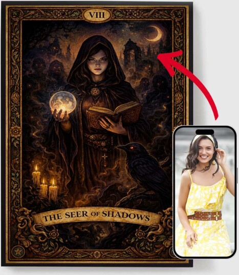 Personalisert Plakat Tarotkort AI Plakat