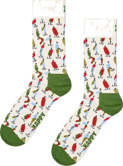 Happy Socks Fishing Gear Sock White 36 40