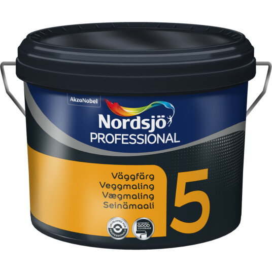NORDSJØ PROFESSIONAL 5 VEGGMALING BC 9,3 L NORDSJØ PROFESSIONAL 5 VEGGMALING BC 9,3 L