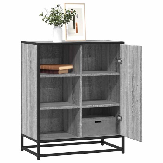 Skjenk grå sonoma 62x35x76 cm konstruert tre 8721102840562