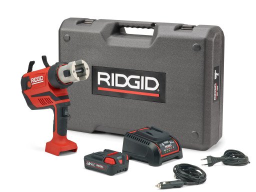 Ridgid RP350 pressemaskin m. batteri og lader Ridgid RP350 pressemaskin m. batteri og lader