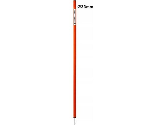 Yakimasport Elite Trening Og Slalåmstav 33Mm 170 Cm Staver Rød