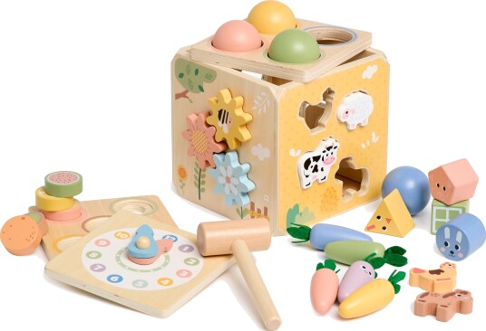 Tooky Toy Farm Box Aktivitetskube