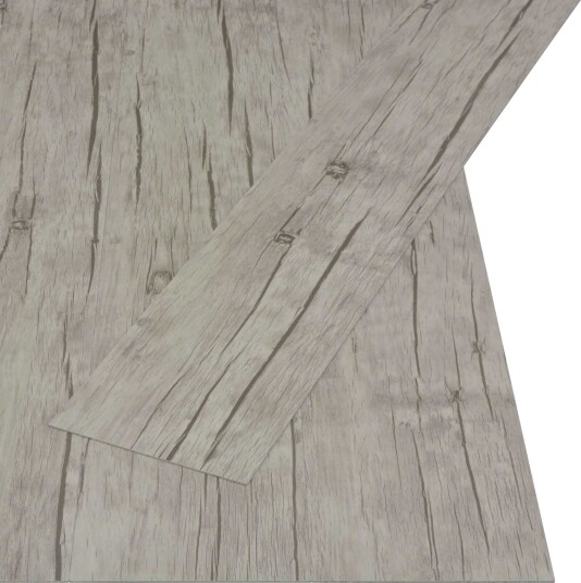 Selvheftende Gulvplank Natur 32 pcs Vasket Eik 4,46 m² PVC