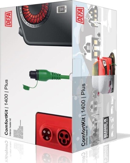 DEFA Comfortkit II 1400 Plus Kupèvifte batterilader kabler