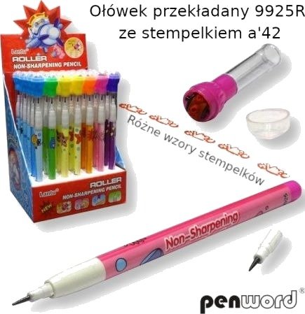 Penword 9925R Lagdelt Blyant Med Penword Targi-Stempel