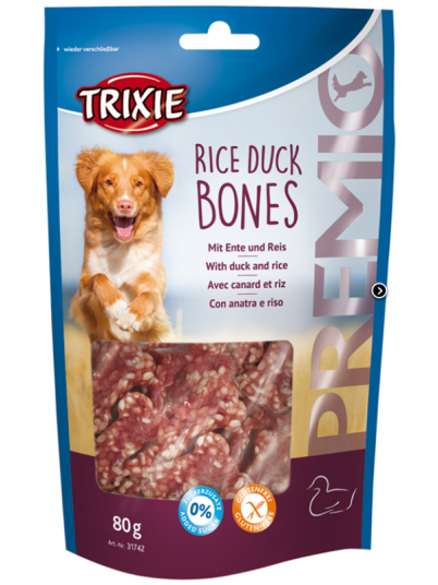 Trixie Premio Hundefôr Ande Ben med Ris 80g
