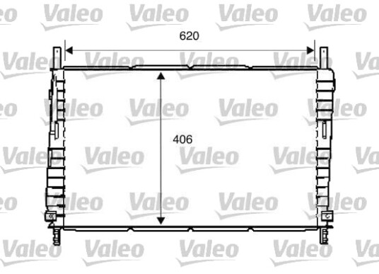 VALEO 734286 Radiator motorkjøling