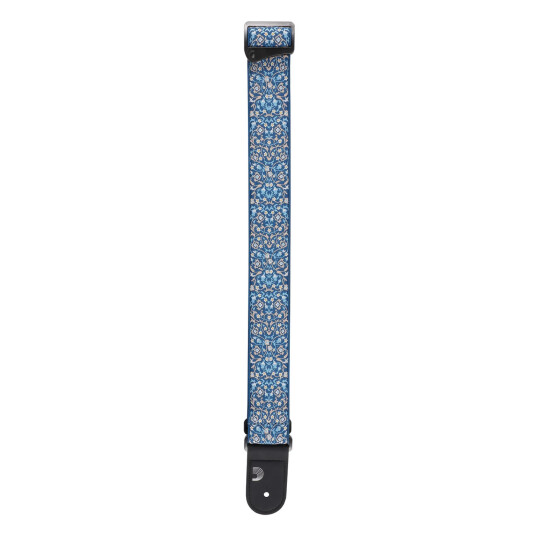 D'Addario 50RW08 Gitarreim Eco-Comfort Woven 50mm Blue