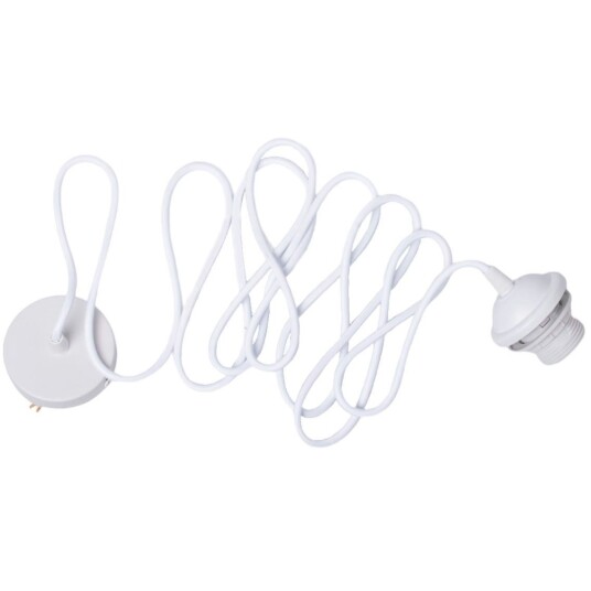 Edgeform Cord Set For Pendant With Canopy 300 cm White Edgeform Cord Set For Pendant With Canopy 300 cm White