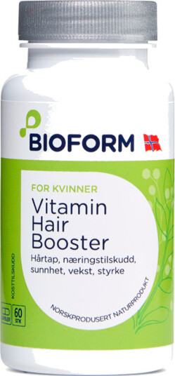 Bioform hair vitamin booster for 60 kapsler Bioform hair vitamin booster for 60 kapsler