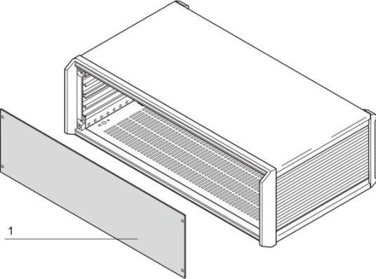 Schroff Frontplate Uskjermet 20850136