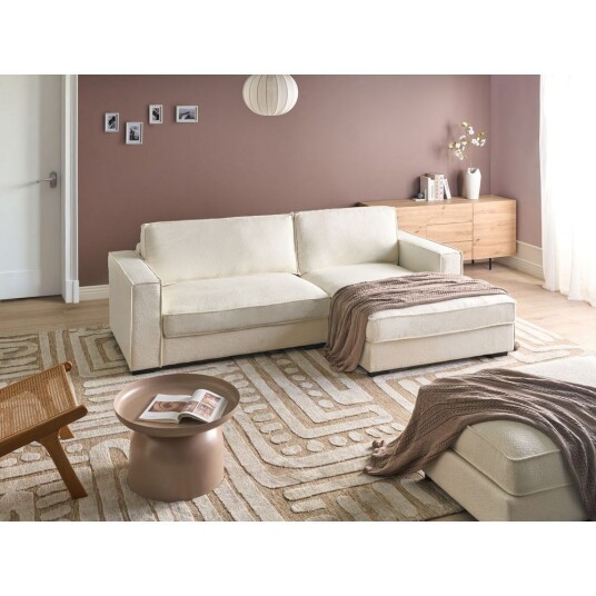 Hjørnesofa Renders Hvit Svart