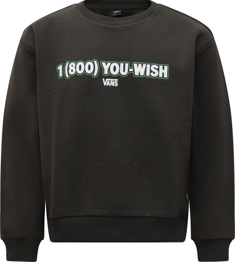 VANS You Wish Crew   FADED BLACK   XL