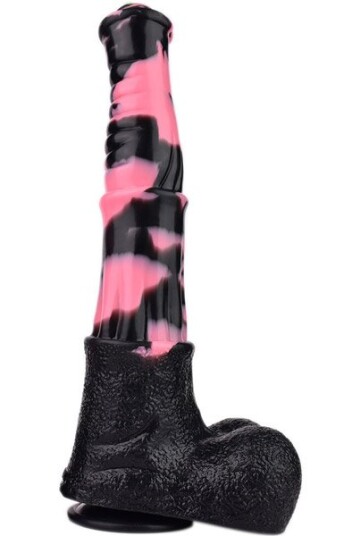 Pink Alien Mustang Mastery Dildo 34,5 cm
