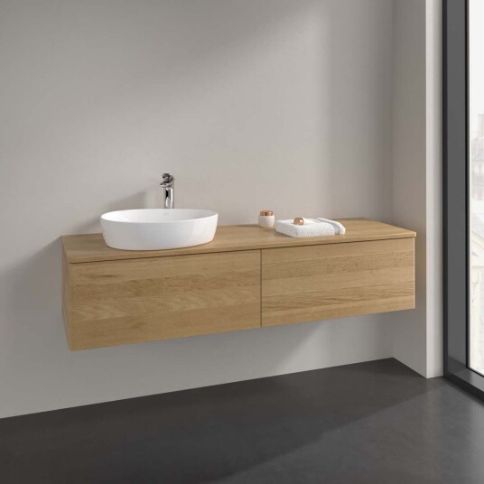Villeroy & Boch Antao Servantskap med 2 skuffer 160x50x36 cm u/lys Eik