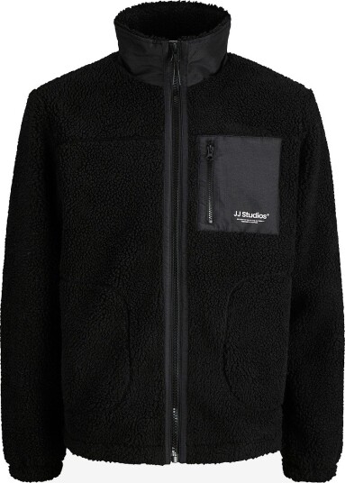 Jack & Jones Teddyjakke Jjesoho Teddy Jacket Aw26 Noos Svart Jack & Jones Teddyjakke Jjesoho Teddy Jacket Aw26 Noos Svart