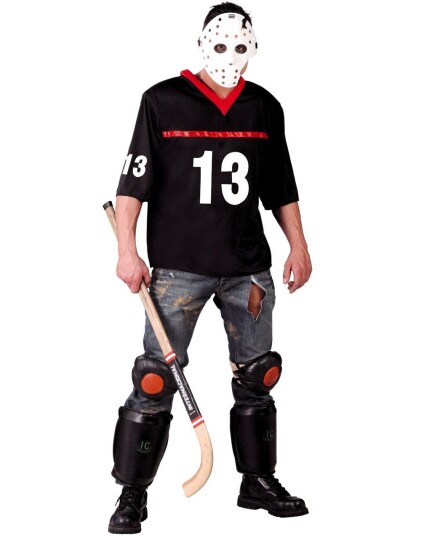 Jason Friday 13th Inspirert Kostymeset med 3 deler