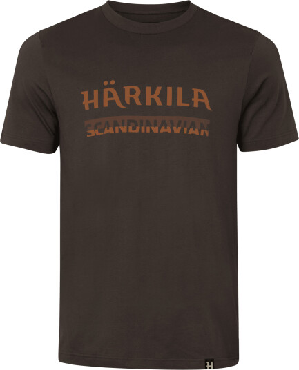 Härkila Men"s Scandinavian SS T Shirt Shadow Brown XL