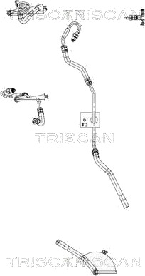 Hydraulikkslange, styring TRISCAN 8516 29058