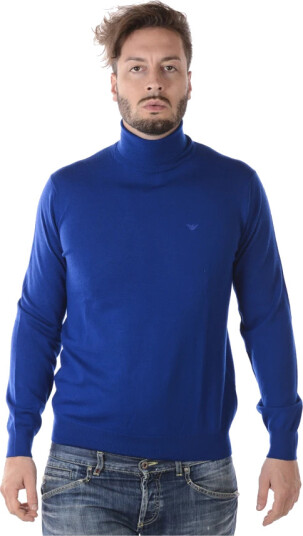 Emporio Armani Herre Strikkevarer Blå 2XL,
