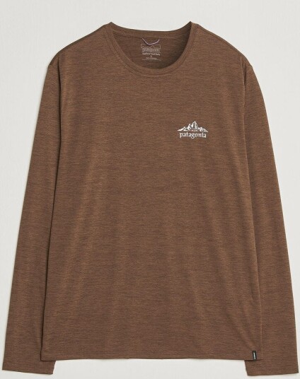 Patagonia Long Sleeve Cap Cool Shirt Berm Brown