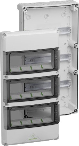 Spelsberg Fordelingsskap IP65 AK 36-L 3x12 Modul Uten PE/N-Terminal