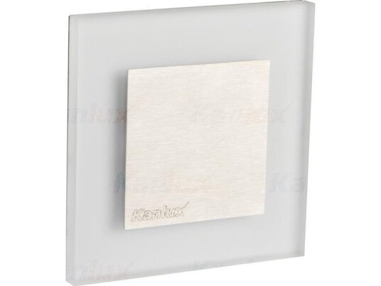 Kanlux Kanlux Apus 23800 Innfelt Downlight Lampe 1X1,3W Led 3000K Sølv