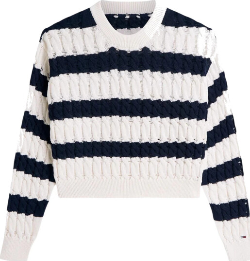 Tommy Jeans Dame Strikkevarer Flerfarget XS,