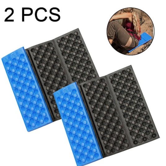 2 stk Camping Skummatte Vanntett XPE Skumsete for Piknik Fotturer Ryggsekk Fjellklatring Trekking