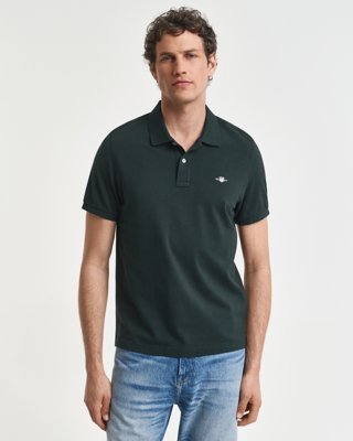 Gant Klassisk piquéskjorte i regular fit TARTAN GREEN 4XL