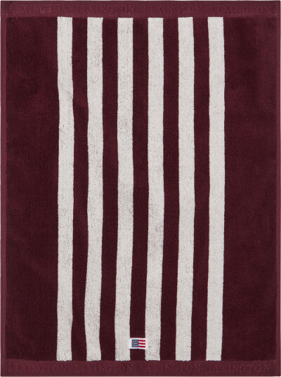 Terry håndkle striper 50x70 cm rød hvit Terry håndkle striper 50x70 cm rød hvit