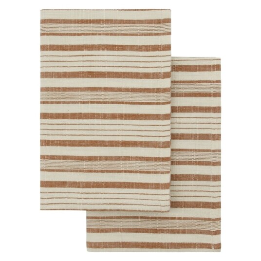 Meraki Tea Towels Terracotta Meraki Tea Towels Terracotta