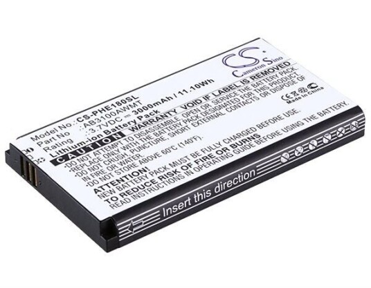Philips CTX1560 batteri (3000 mAh 3.7 V) Philips CTX1560 batteri (3000 mAh 3.7 V)