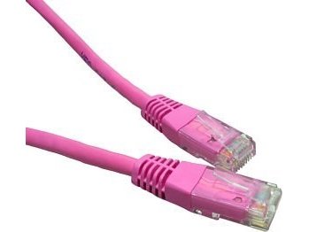 Logon Ftp Cat5e 5M Cat5e Rj-45 Rj-45 Hann/Hann 10/100/1000Base-TX Rosa
