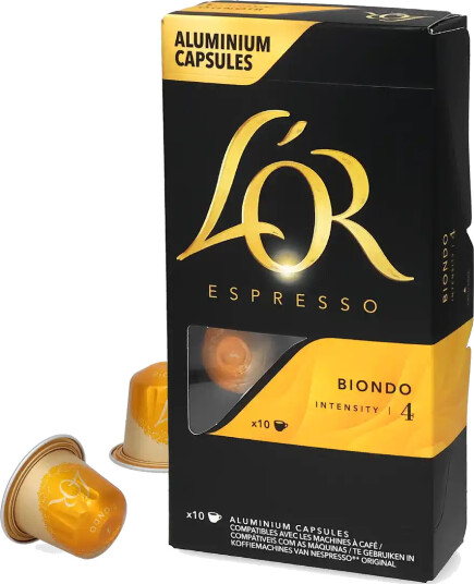 L"OR | Biondo 10 kapsler til Nespresso®