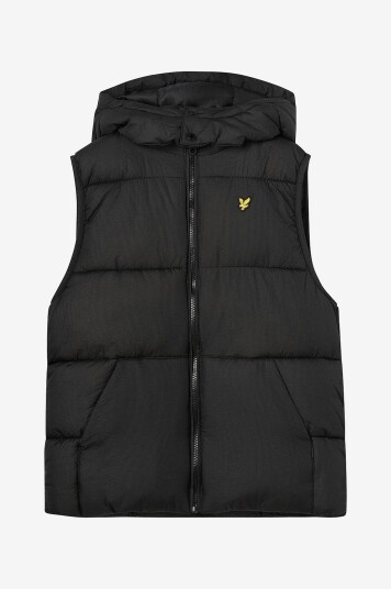 Lyle & Scott Vest Ripstop Quilted Gilet Svart