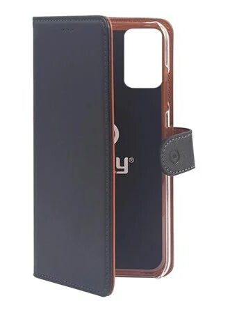 Celly Lommebokdeksel for iPhone 13 i Svart - Flip-cover med 3 Kortlommer