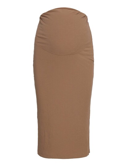 LINDEX Skirt Mom Linda Rib Brun XXL