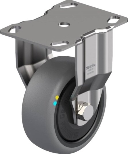 Blickle 641258 Bkpxa-Tpa 80Kfd-Els Fast Hjul - Hjuldiameter 80 Mm - Bæreevne (Maks.) 65 Kg - 1 Stk